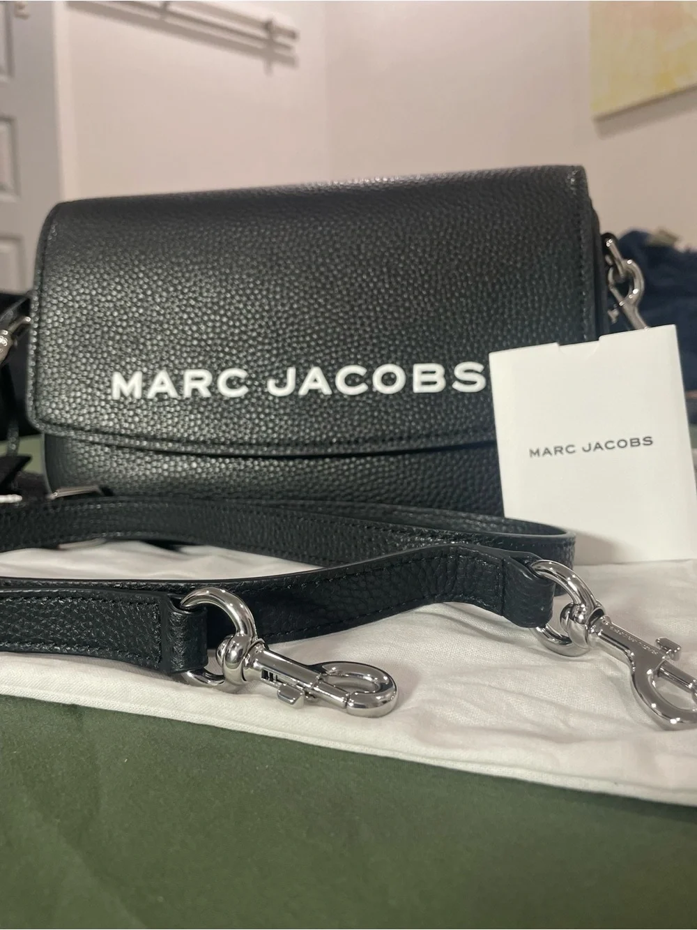 Marc Jacobs Bold Saddle Bag *BRAND NEW w/ TAGS* Leather Crossbody Shoulder